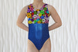 Colorful Flowers Gymnastics Leotard Girls Toddlers Kids Teens Dance Ballet Gymnastics Gifts Custom Bodysuit Floral Leo AERO Leotards