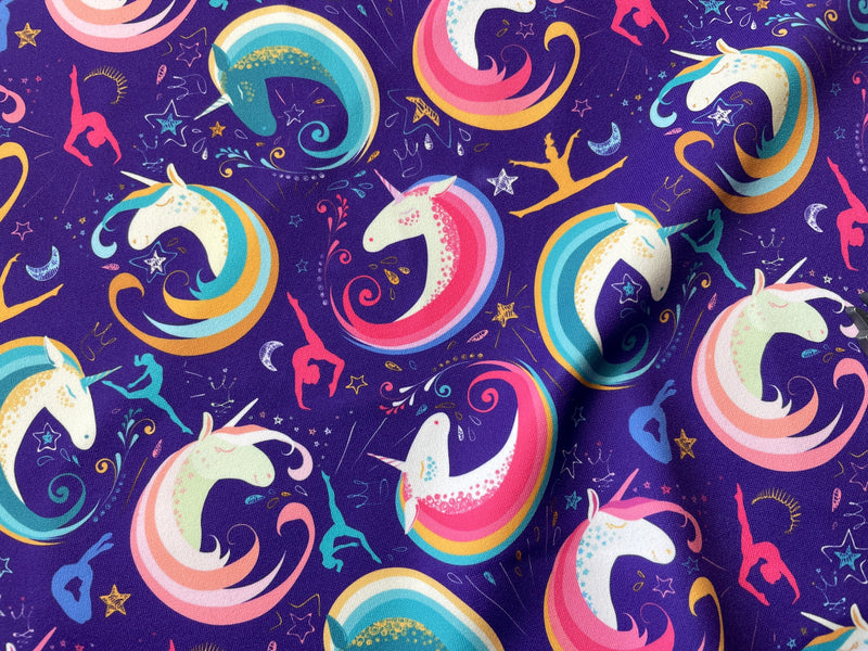 Unicorns & Gymnasts Gymnastics Leotard Girls Toddlers Kids Teens Dance Ballet Gymnastics Gifts Custom Bodysuit Unicorn Leo by AERO Leotards