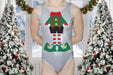 Santa's Elf Gymnastics Leotard, Holiday Christmas Leotard for Girls Toddlers Kids Teens Custom Bodysuit Elves Leo by AERO Leotards