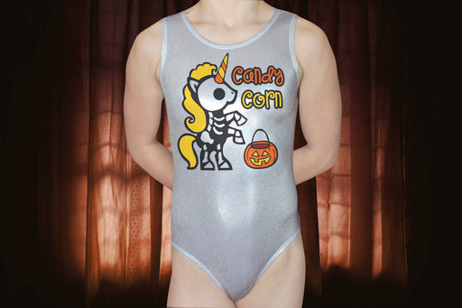 Halloween Gymnastics Leotard Girls Toddlers Kids Teens Dance Ballet Costume Custom Bodysuit Candy Corn Unicorn Leo by AERO Leotards