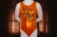 Halloween Gymnastics Leotard Girls Toddlers Kids Teens Dance Ballet Costume Custom Bodysuit Black Cat Boo Leo by AERO Leotards