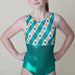 St. Patrick’s Gymnastics Leotard Girls Toddlers Kids Teens Dance Ballet Costume Custom Bodysuit Tartan Plaid Shamrock Leo by AERO Leotards