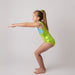 Frogs & Hearts Gymnastics Leotard Girls Toddlers Kids Teens Dance Ballet Gymnastics Gifts Custom Bodysuit Frog Leo by AERO Leotards
