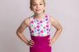 Valentine's Day Candy Hearts Gymnastics Leotard Girls Toddlers Kids Teen Dance Ballet Gymnastics Gifts Custom Bodysuit Leo by AERO Leotards