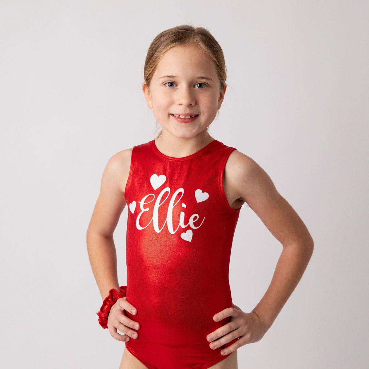 Hearts Gymnastics Leotard Personalized — AERO Leotards